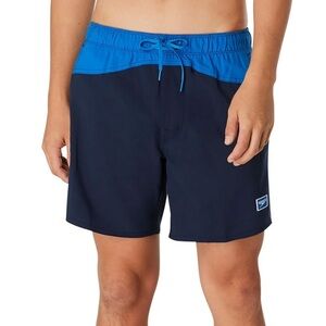 Speedo Blue Swim Trunks with Adjustable Fit